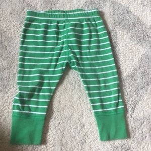 Green pants from Hanna Andersson